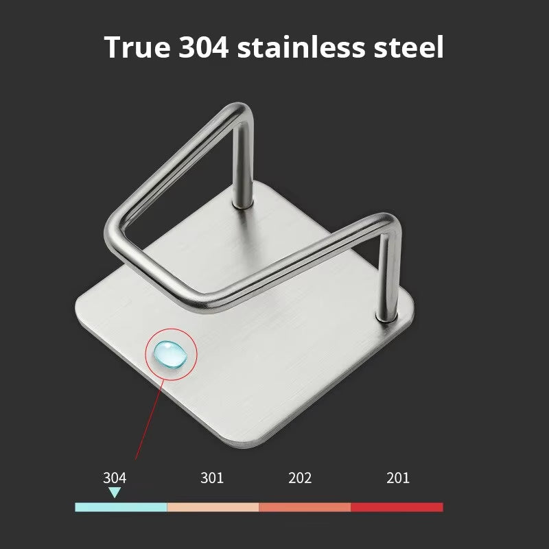 Stainless Steel Sink Sponge Rack for Efficient Drainage of Steel Wire Balls and Sponges