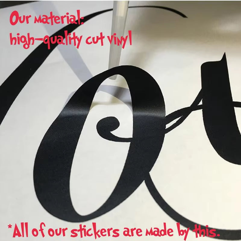 Refrigerator Organization Decals - Vinyl Home Decor Stickers