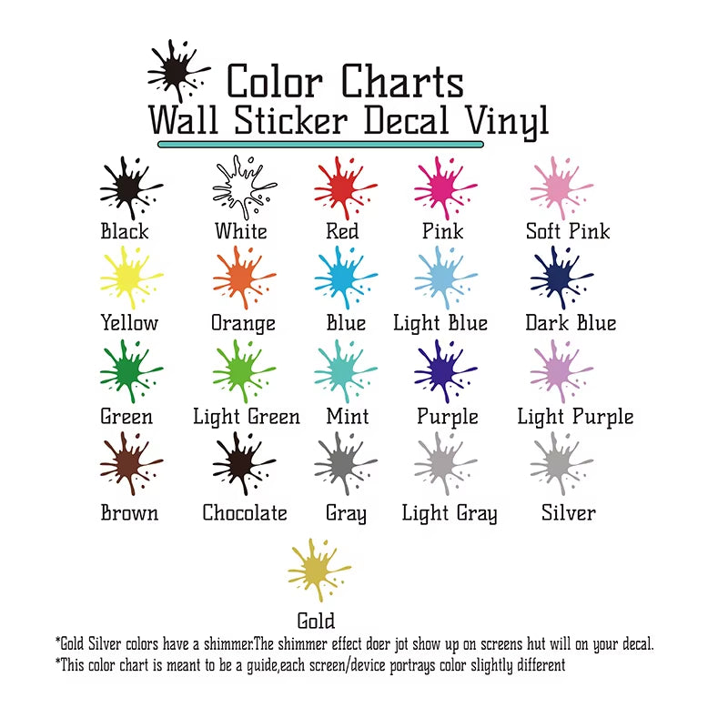 Refrigerator Organization Decals - Vinyl Home Decor Stickers