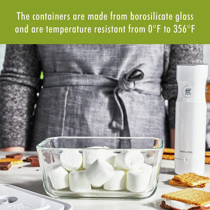 Large Airtight Glass Food Storage Container for Meal Prep and Freshness Preservation