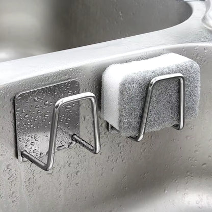 Stainless Steel Sink Sponge Rack for Efficient Drainage of Steel Wire Balls and Sponges
