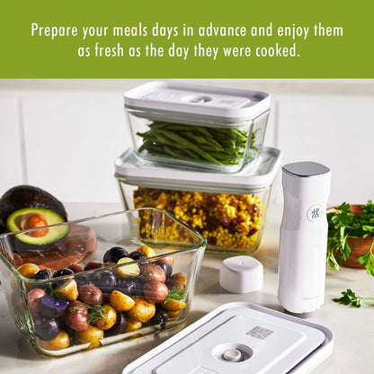 Large Airtight Glass Food Storage Container for Meal Prep and Freshness Preservation