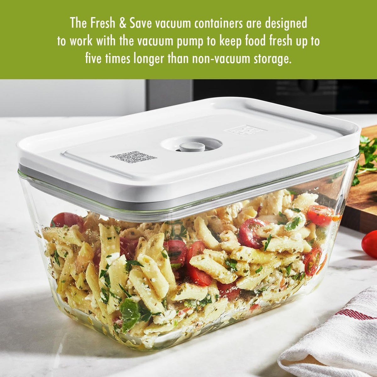 Large Airtight Glass Food Storage Container for Meal Prep and Freshness Preservation